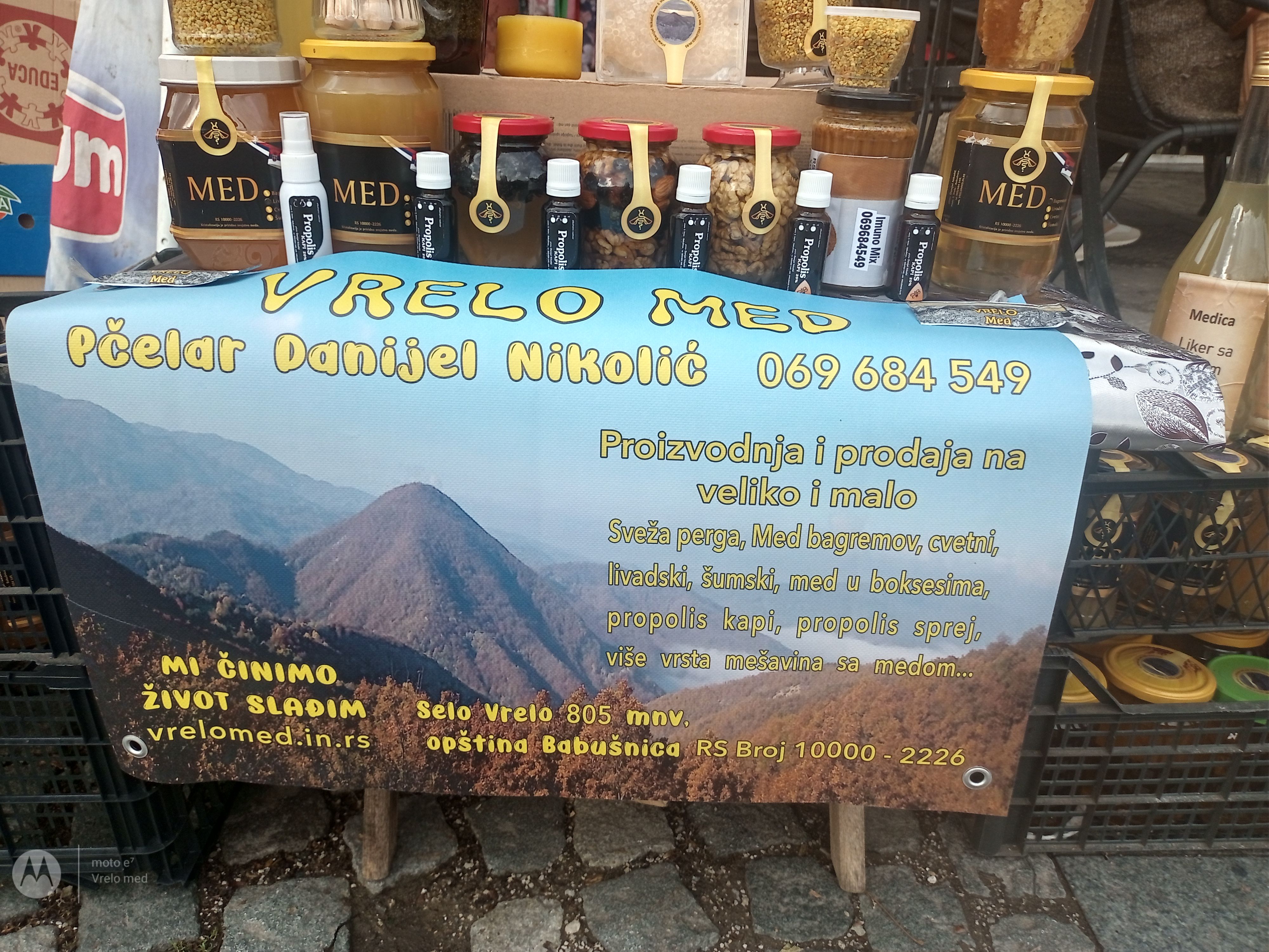 vrelo med stand Cribribrod, Dimitrovgrad 19.11.2022